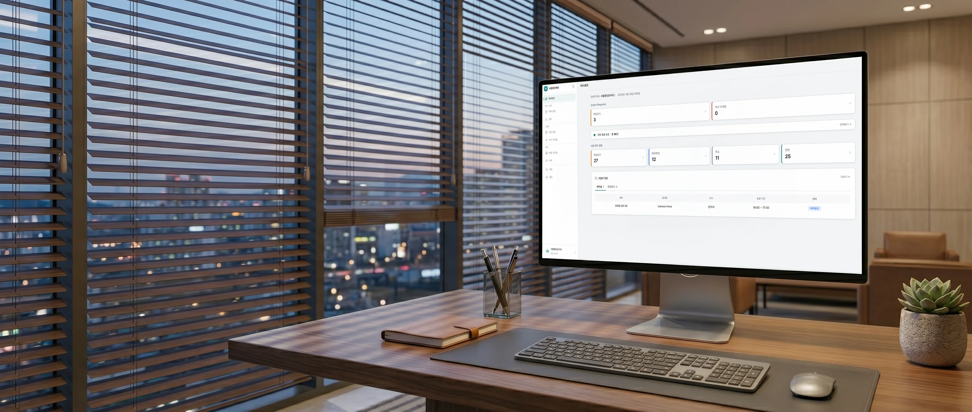 Doctor's Solution dashboard